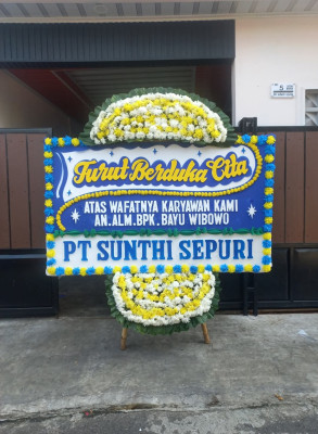 Papan Bunga Duka di Toli Toli