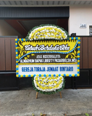 Papan Bunga Duka di Toli Toli